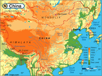 China Map North China Plain