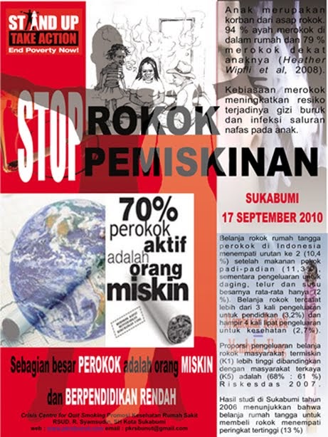 Promosi Kesehatan Rumah Sakit: Stop Rokok Stop Pemiskinan