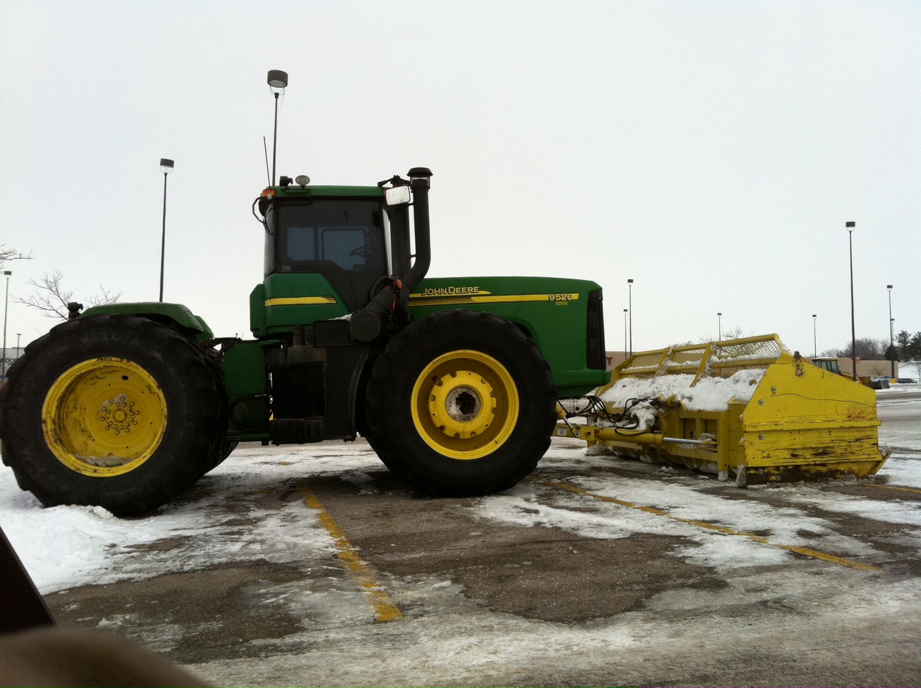 John Deere Tractor Snow Plow