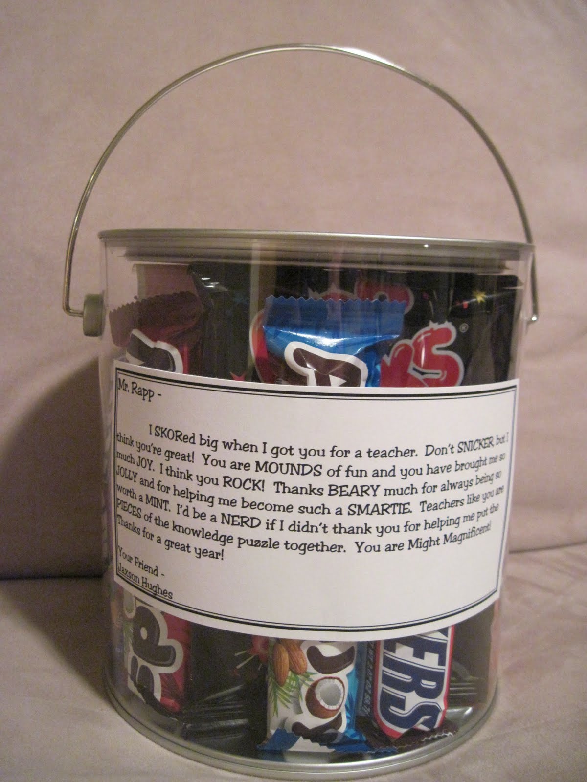 Simply Savvy Candy Gram Pail