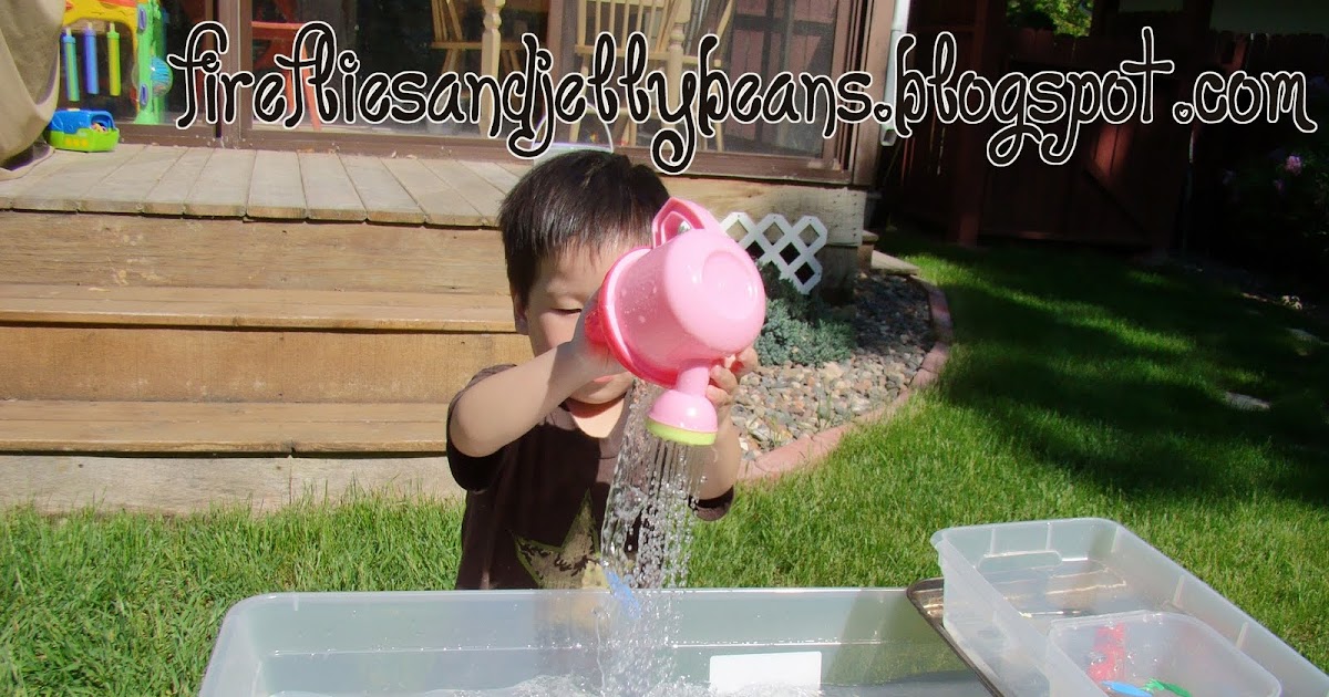 Fireflies and Jellybeans Make Your Own Water Table!