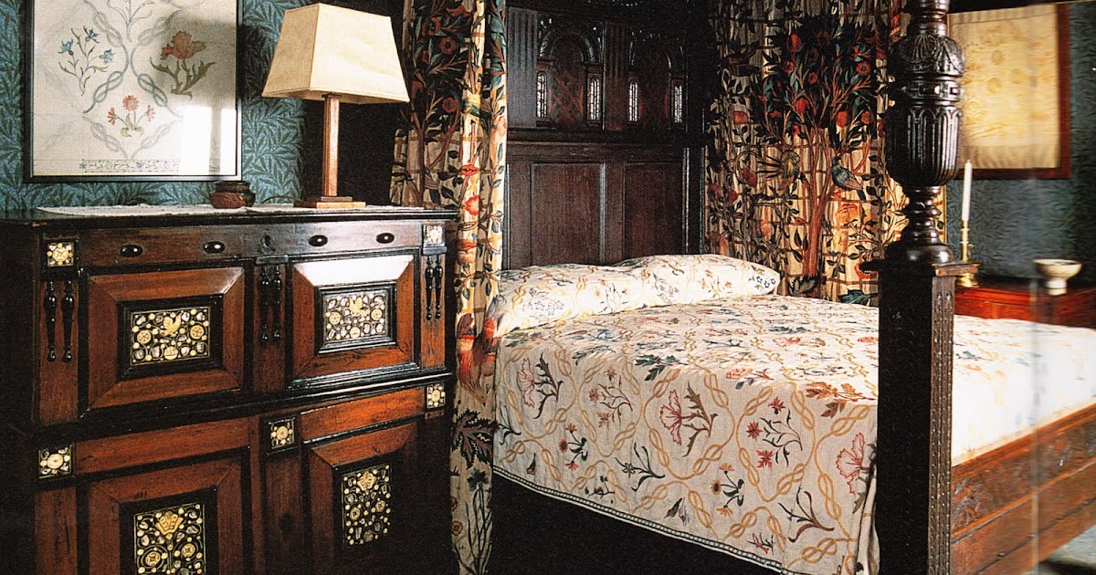 Gather Ye Rosebuds while ye may Kelmscott Manor For the Bed at Kelmscott