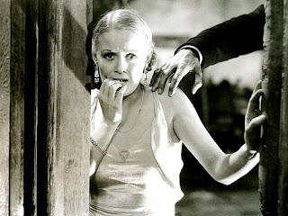 Gloria Stuart and Boris Karloff in The Old Dark House