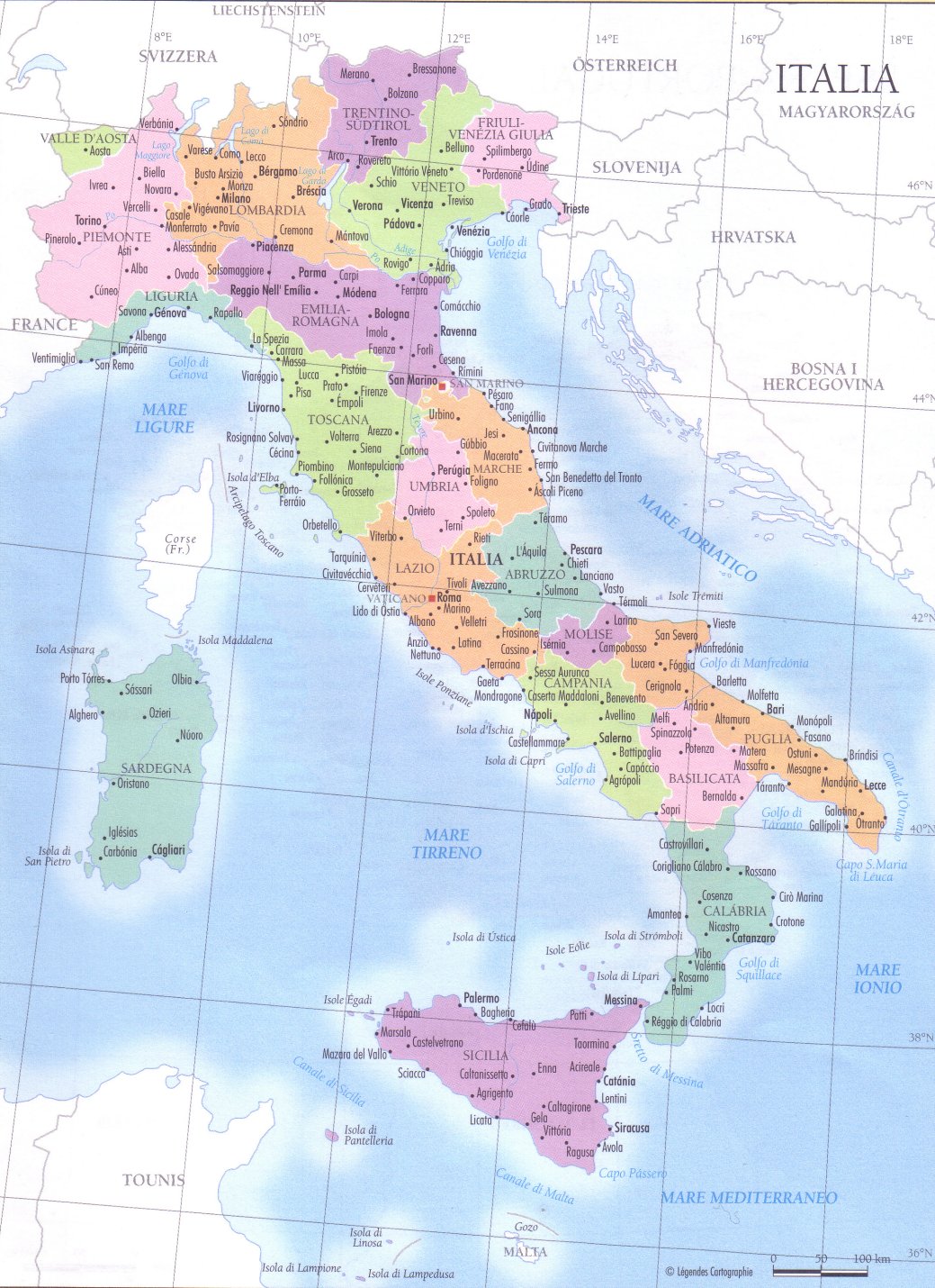 Impariamo insieme: Cartine geografiche dell'Italia