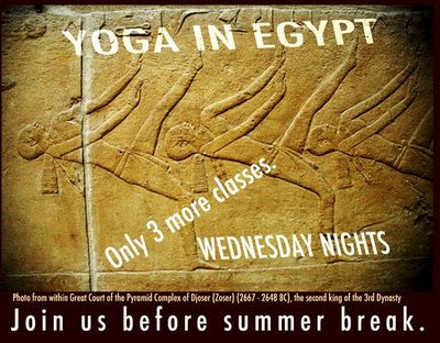 yoga in the pyramids