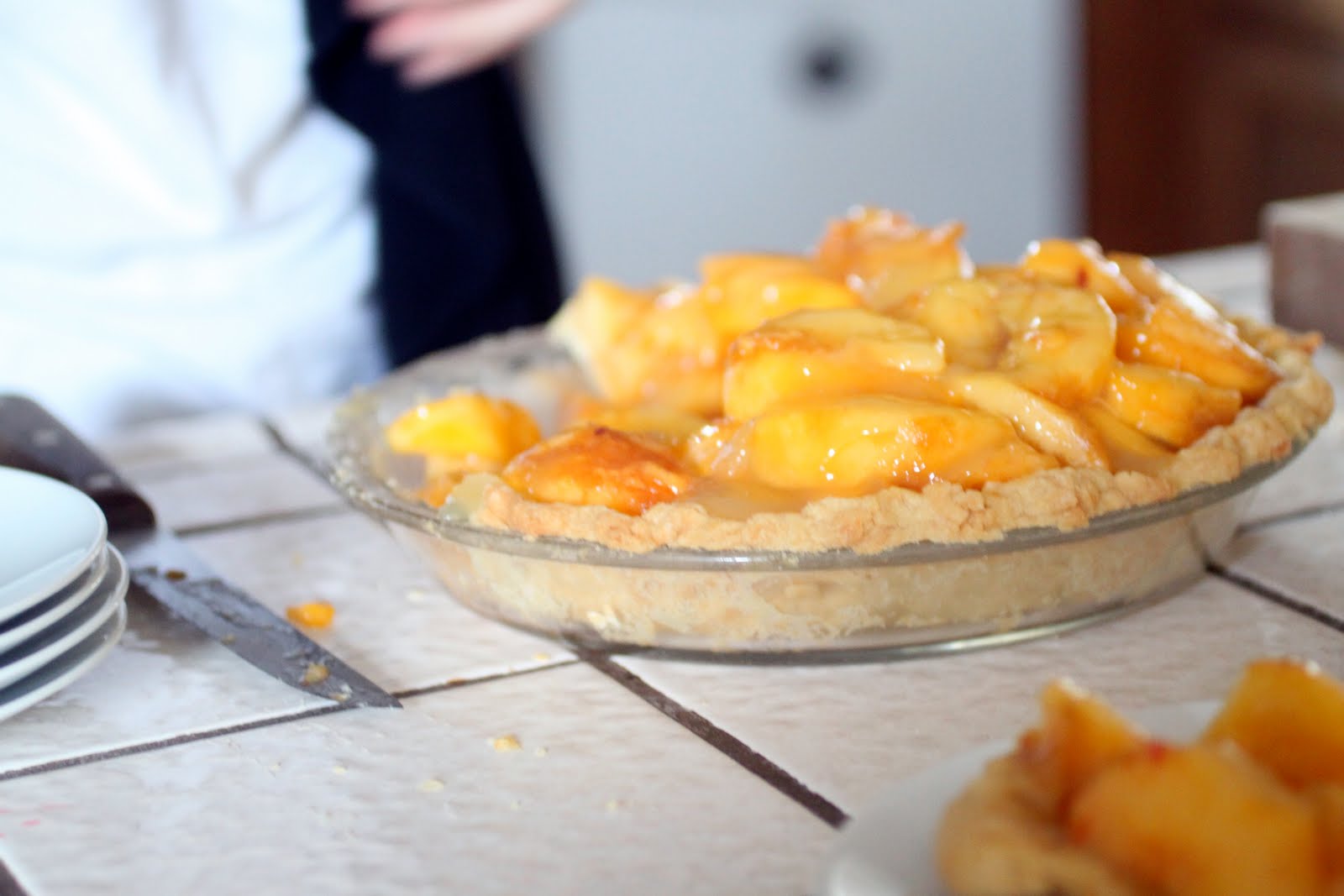Kitchen corners peach pie Kitchen corners peach pie