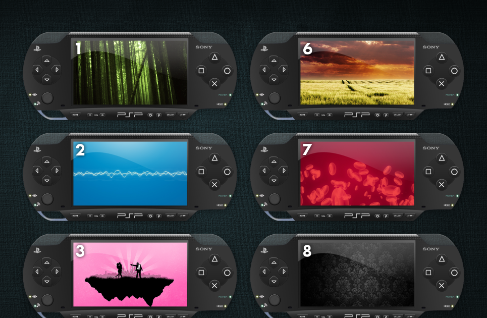 Theme Styles: Free PSP Wallpaper Pack