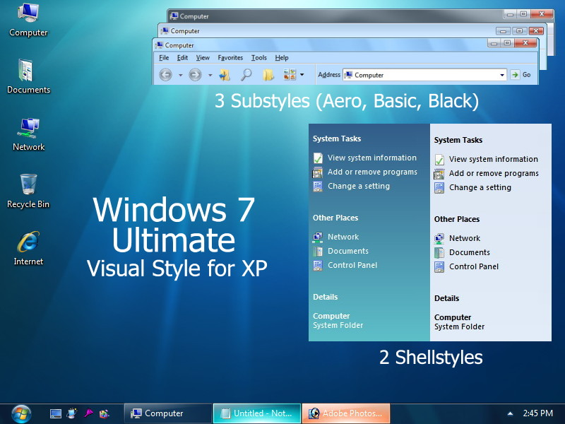 Visual Styles Windows Xp Vista