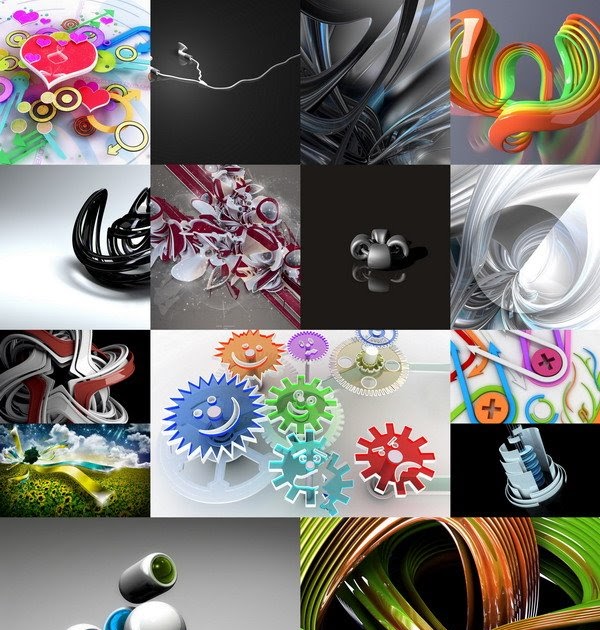 Theme Styles Free 40 Abstract 3D Great Wallpapers HD