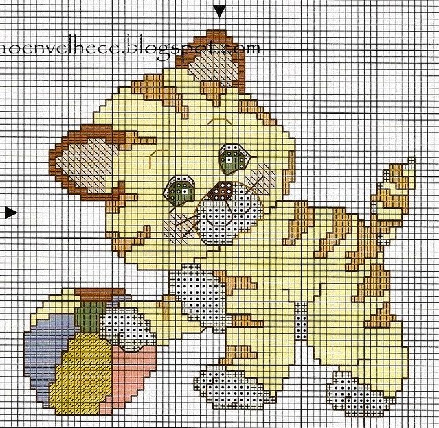 Grafico De Gatinho Em Ponto Cruz * Gráficos Para Bordar em Ponto Cruz *: Gatinho
