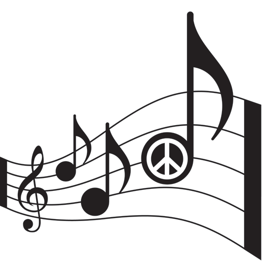 Putting peace signs and music notes together makes me think of that song by