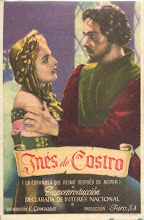 Cartaz espanhol do filme "INÊS DE CASTRO" Realização - Leitão de Barros Produção - Filmes Lumiar e