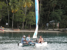 Dad, Duncan & Deb on her First Sail...Ever.