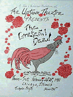 Uptown Theater Grateful Dead Poster February 1981