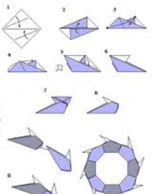 origami modular ring ~ easy make origami instructions for kids