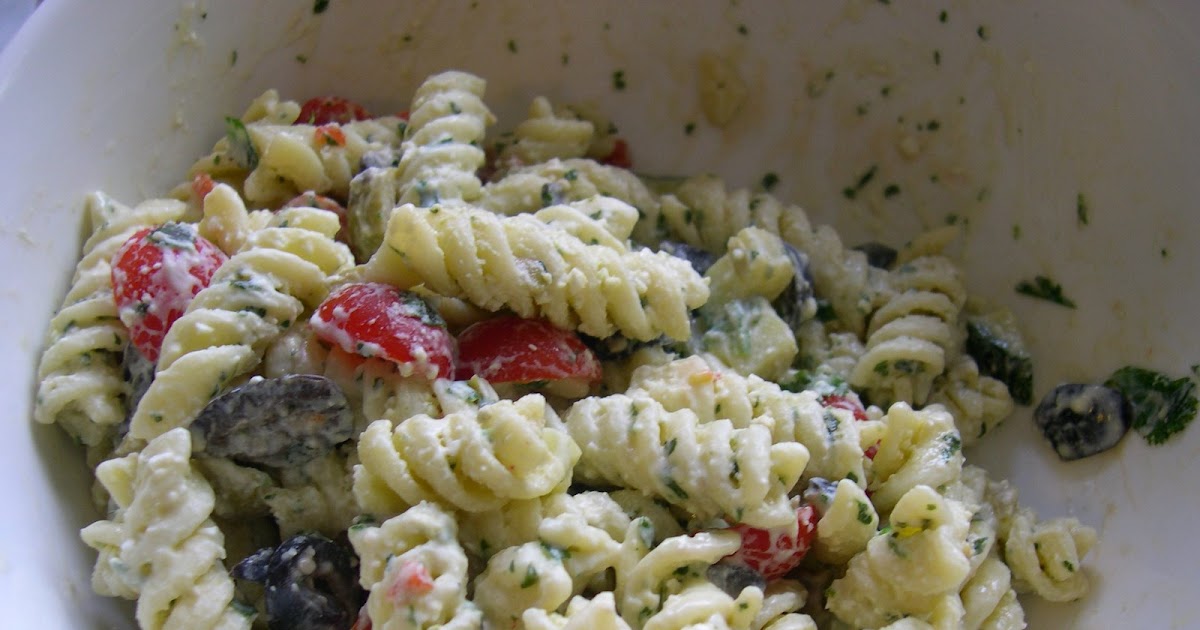 Crafty's Cafe Creamy Latin Pasta Salad 5.20.09