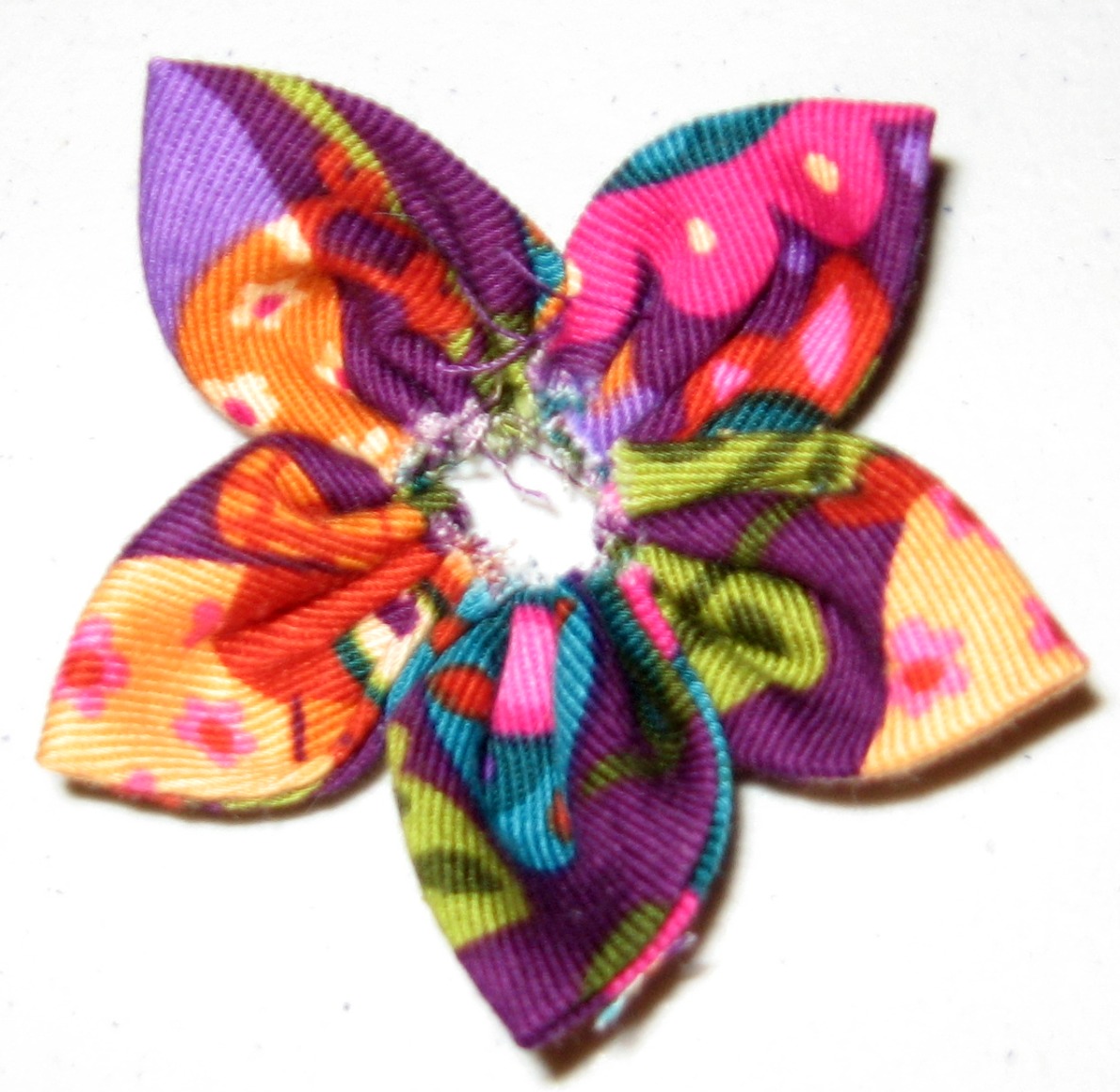 Pattern Shmattern Flower Hair Bow Tutorial