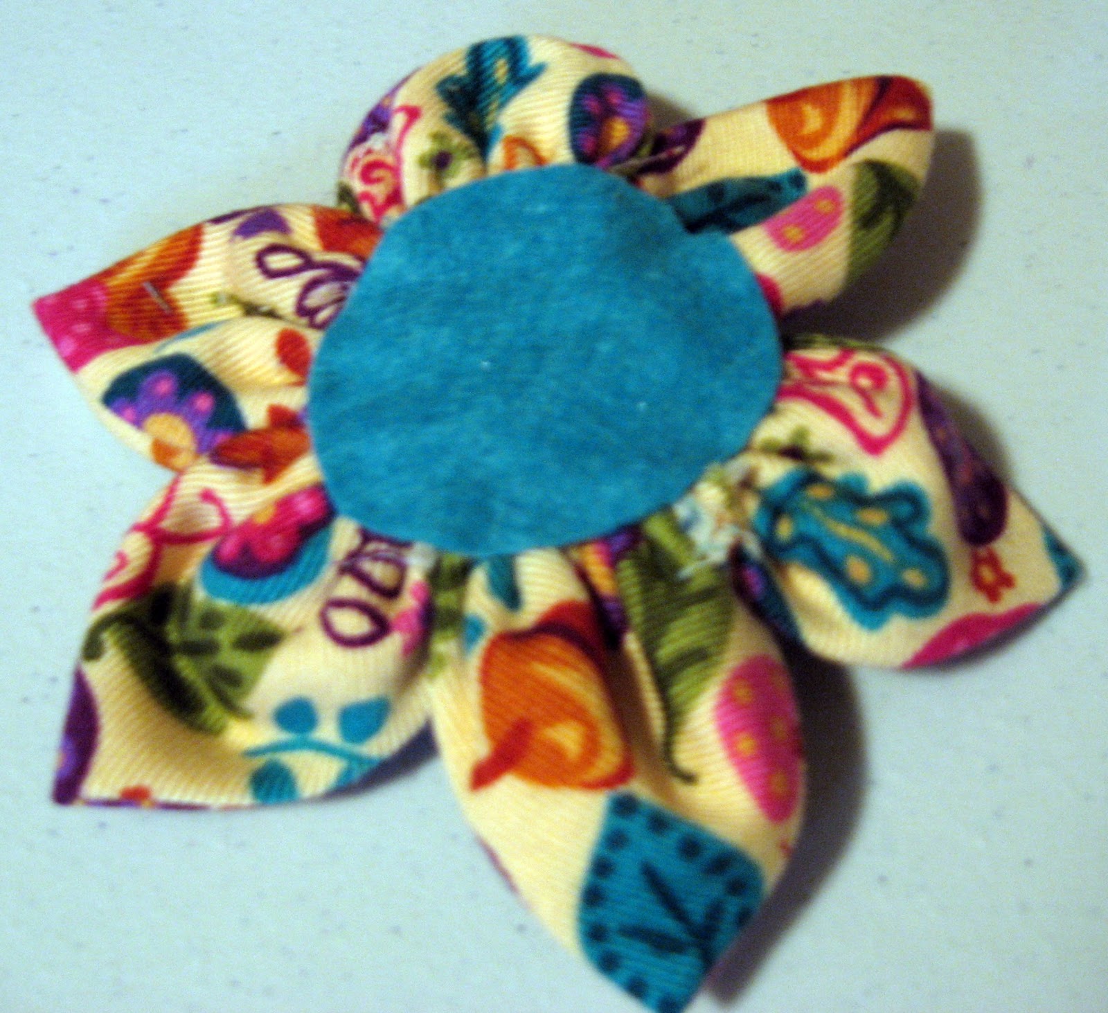 Pattern Shmattern Flower Hair Bow Tutorial