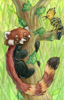 Cartoon Red Panda