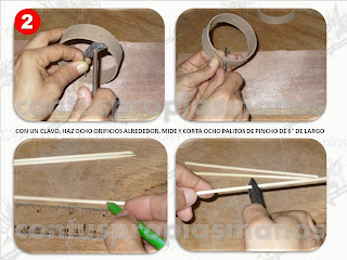 Con Tus Propias Manos: COMO HACER UN ESPEJO DE TOCADOR O PARED TIPO SOL