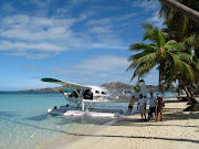 I shot a Fiji tourism TVC last December and we commuted around the islands . (fiji seaplane )
