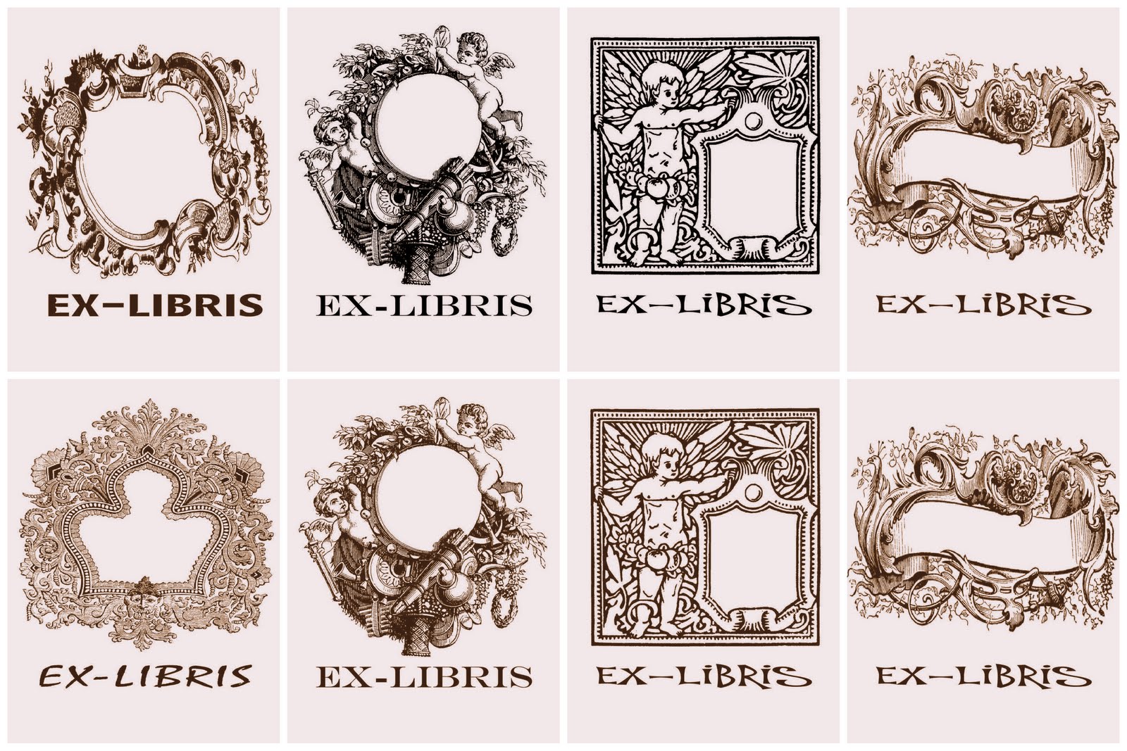 MAGIC MOONLIGHT STUDIO A small Gift for You! Free Exlibris for Your