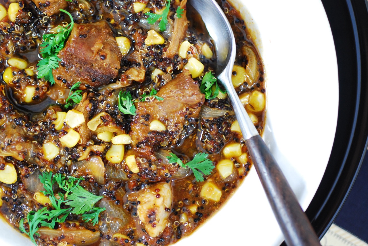 Know Whey Southwestern Lamb Stew with Stout and Quinoa