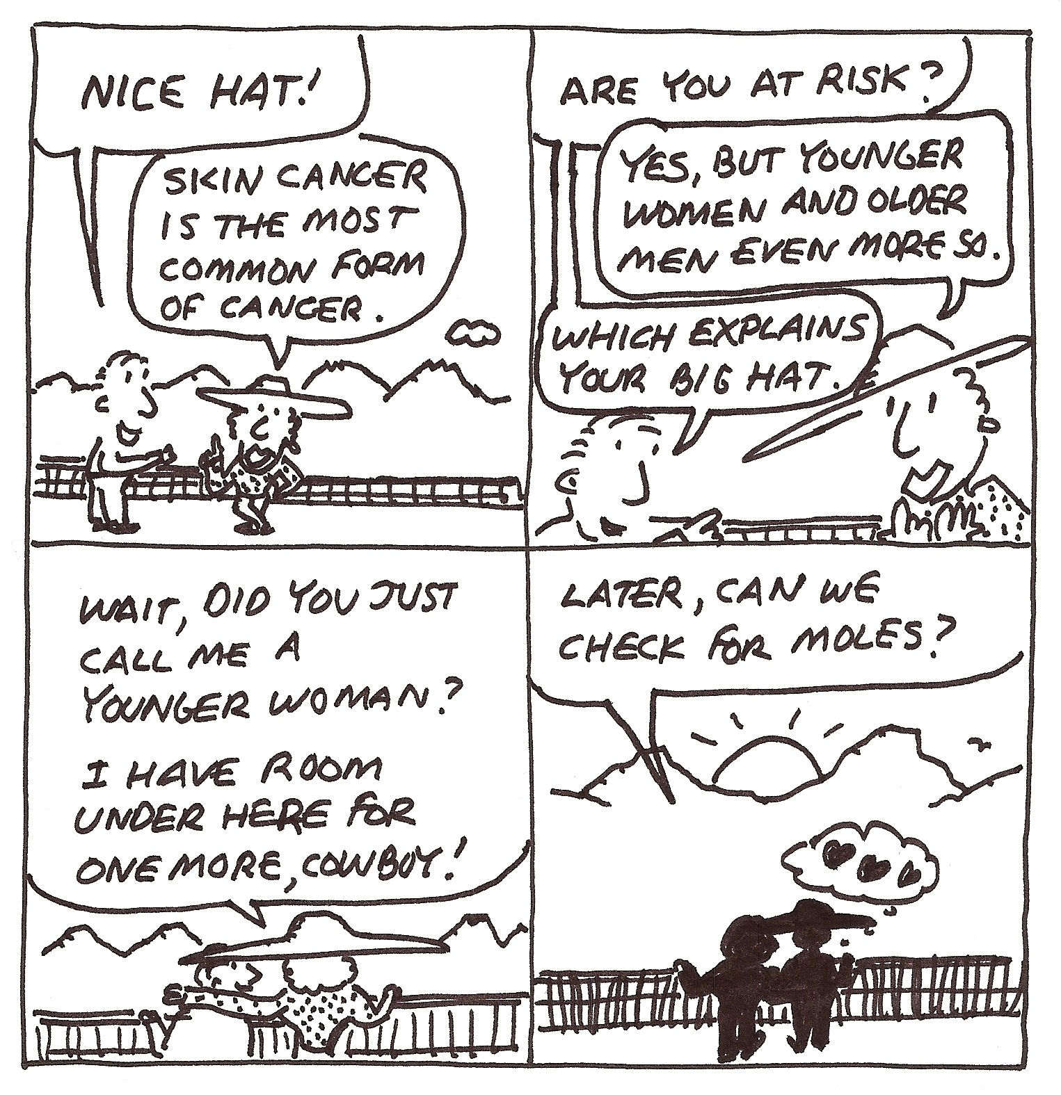 Cartoons for Causes berry cartoon melanoma