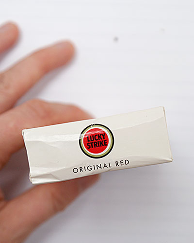 Lucky+strike+cigarettes