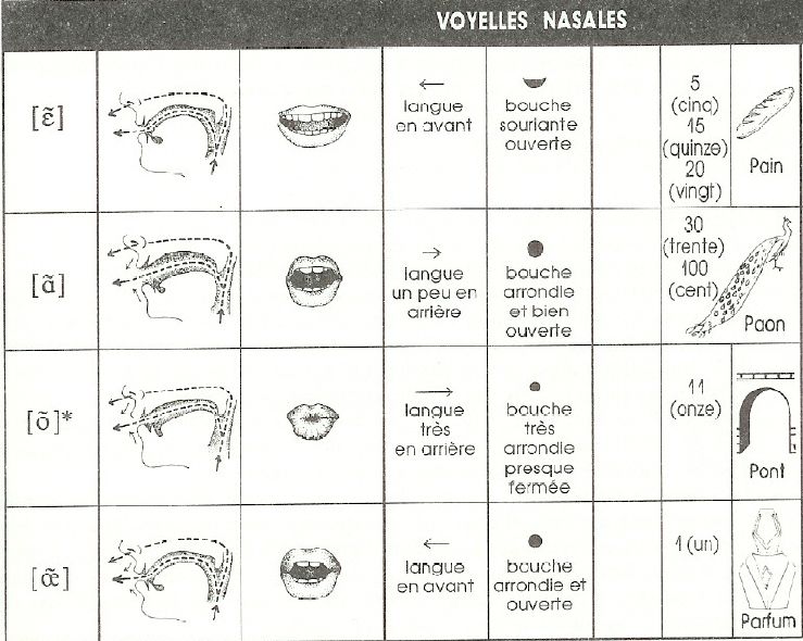 Le français par correspondance Носовые гласные exercices d’écoute