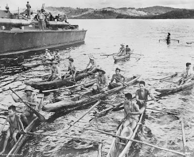 Philippines People Filipino Pinoy Pilipinas Old Black White Pictures leyte world war II wwii sea boat banca Pt boat rowing Battle of Surigao Strait torpedo leyte noon