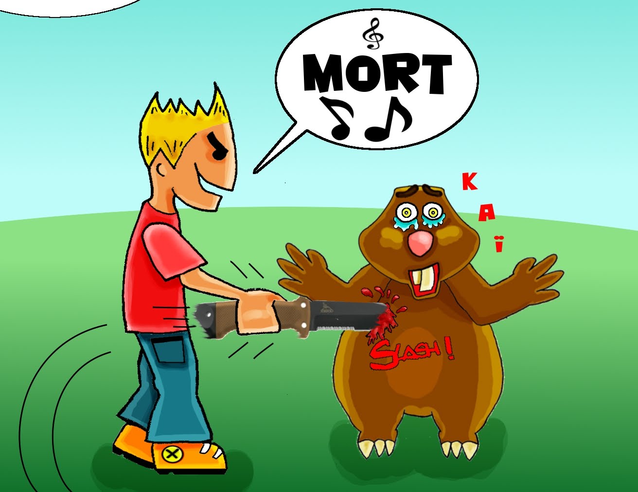 Une bonne taupe... shootx