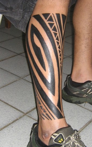 polynesian style tattoo