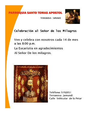 Celebración Al Señor De Los Milagros