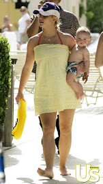 Britney with her child