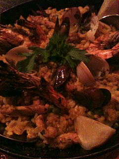 Paella Valenciana, El Cantara restaurant