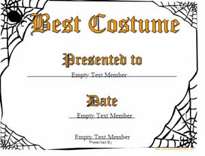 printable halloween certificates