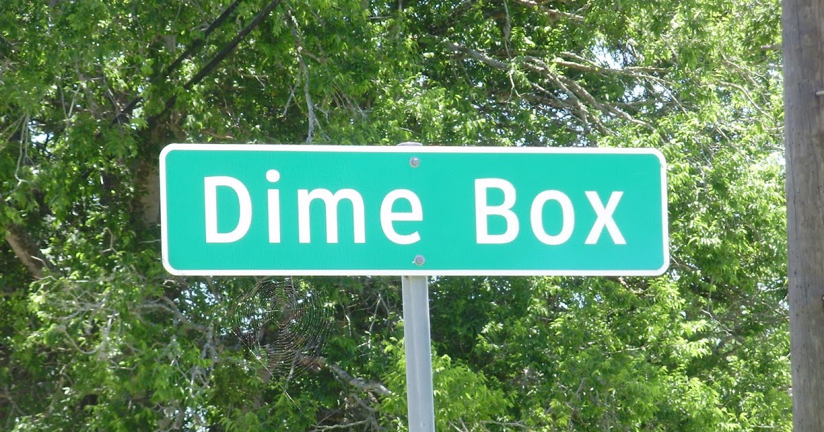 Life at 55 mph Dime Box, Texas (click here for more info)