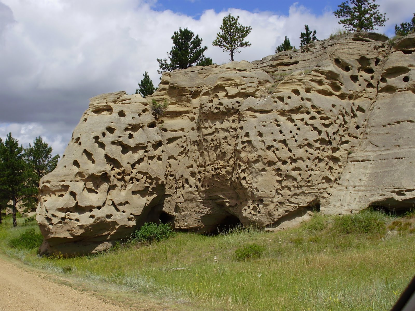 Life at 55 mph Medicine Rocks State Park in Ekalaka, Montana (click