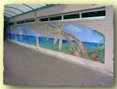 קיר החרסים בביה"ס אייל