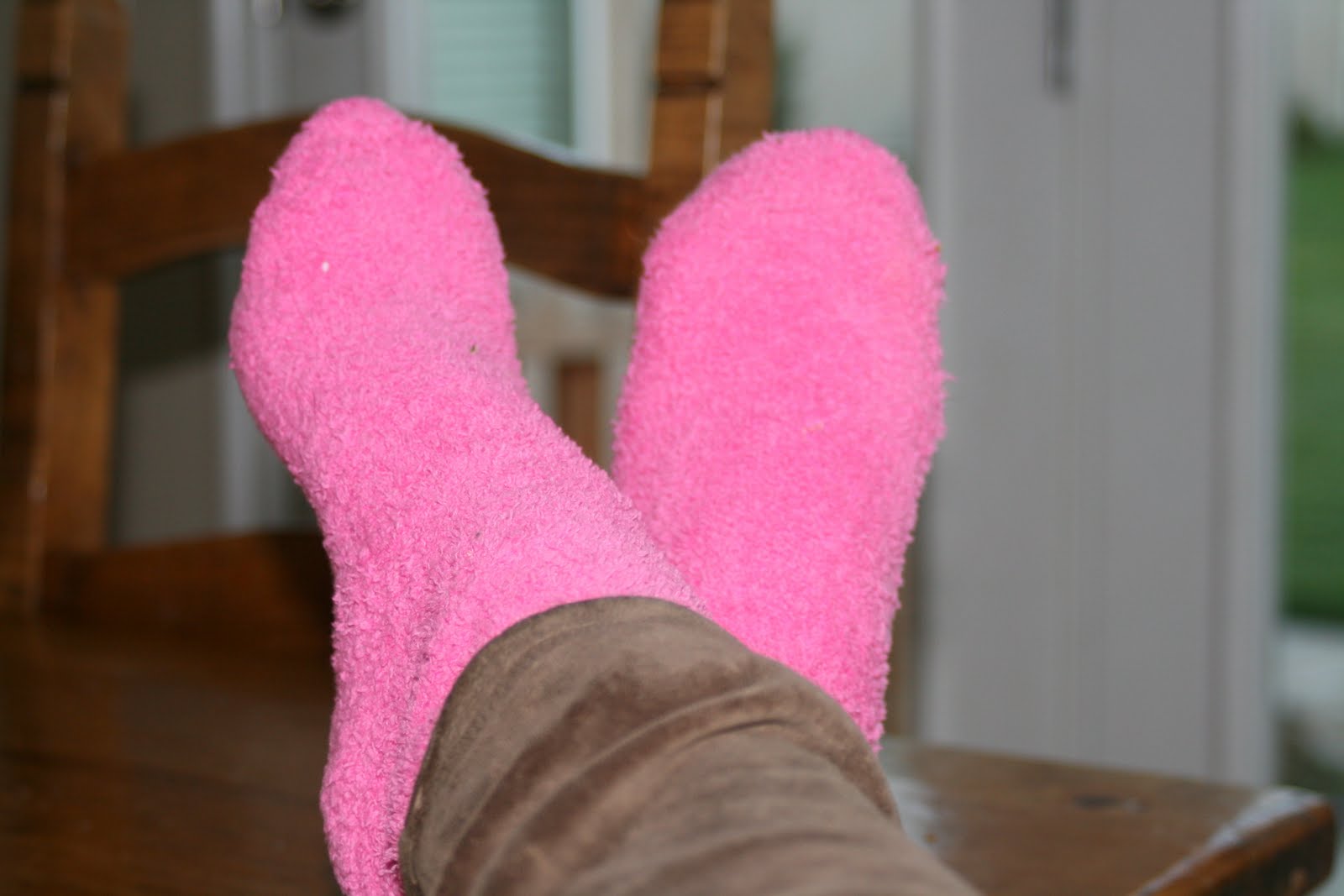Ode to Fuzzy Pink Socks