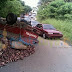 ﻿﻿﻿﻿CAMIÓN CARGADO DE BATATA SE VIRA EN LA ENTRADA DE CAYETANO GERMOSÉN