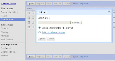 Host Javascript in google sites