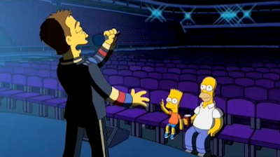 Chris Martin y Coldplay en los Simpsons
