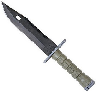 gambar senjata asli Knife M-9 point blank