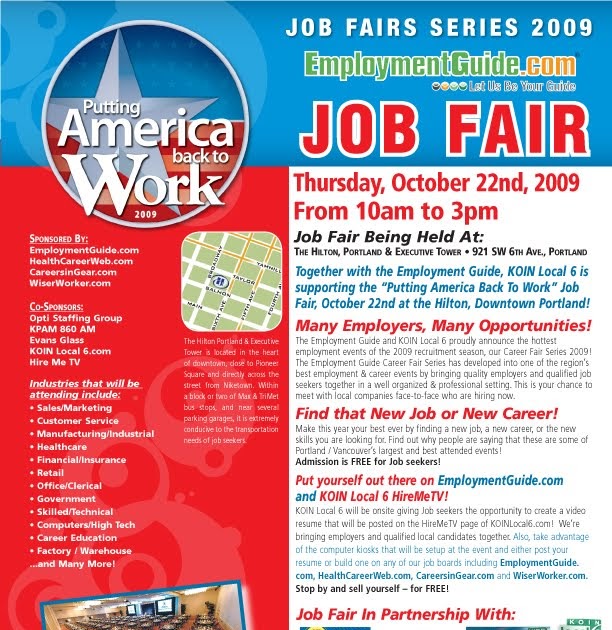 Portland Job Spot Portland Job Fair October 22nd!