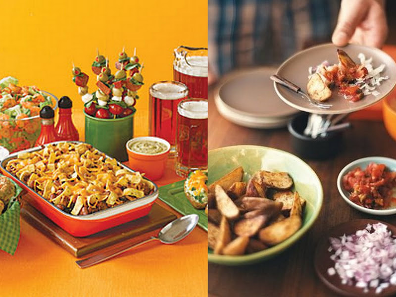 Super Bowl Party buffet ideas