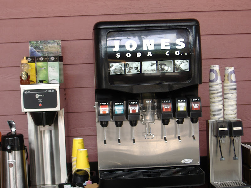 Yellow Dot Cafe Jones soda
