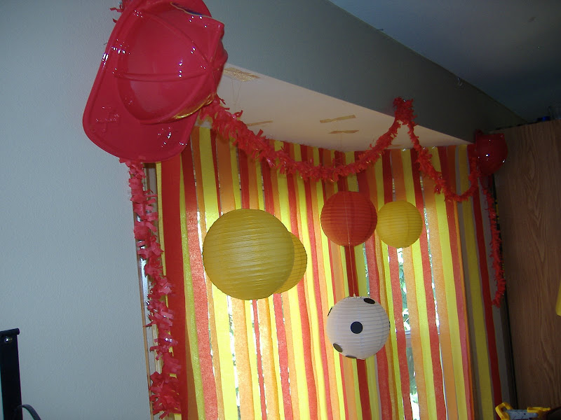 Firefighter party window