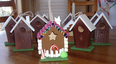 gingerbread bird house